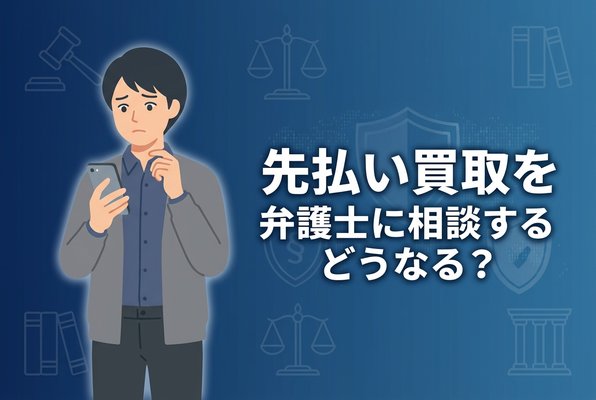 先払い買取を弁護士に相談するとどうなる？