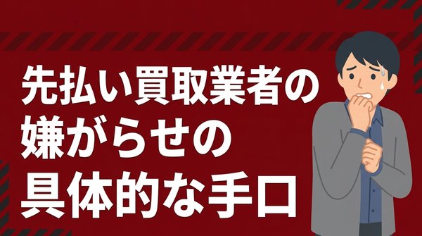 先払い買取の嫌がらせは、弁護士・司法書士に依頼することで即日ストップできます