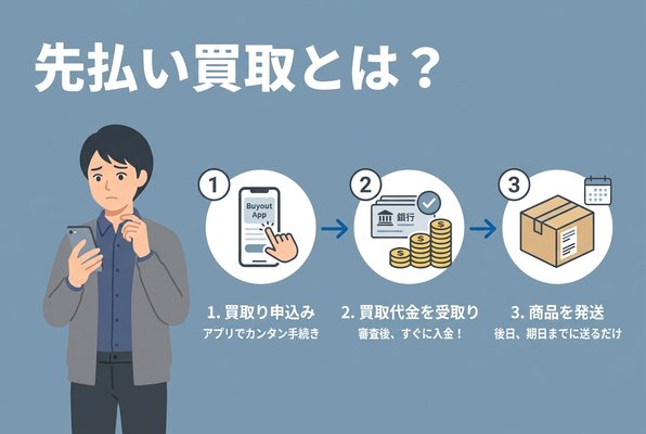 先払い買取とは何か?3行で理解する仕組み