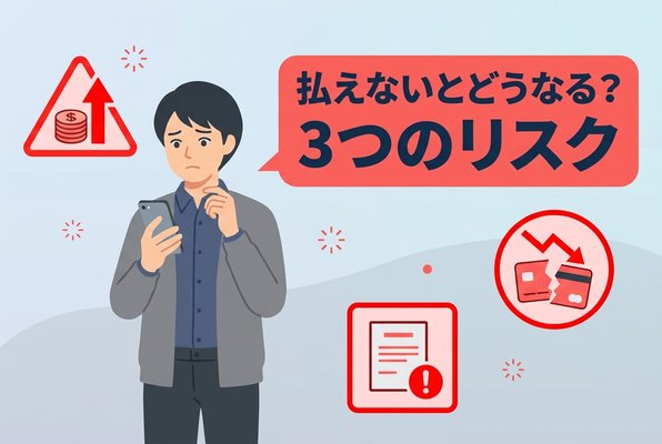 先払い買取で払えないとどうなる?3つの深刻なリスク