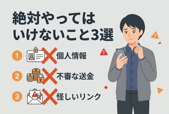 先払い買取で払えない時に絶対やってはいけないこと3選