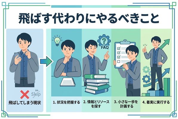 飛ばす代わりにやるべきこと